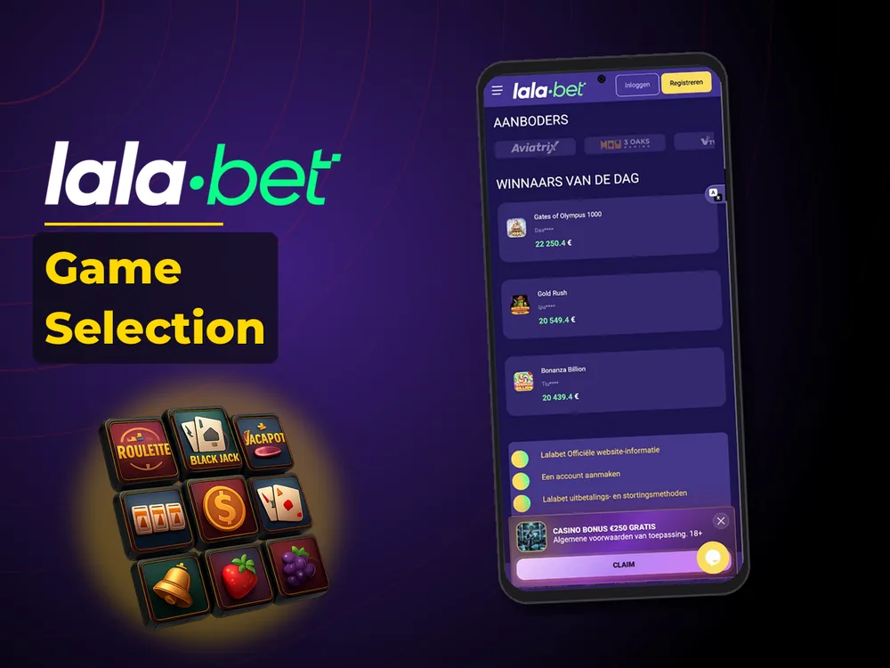 lalabet - Game Selection
