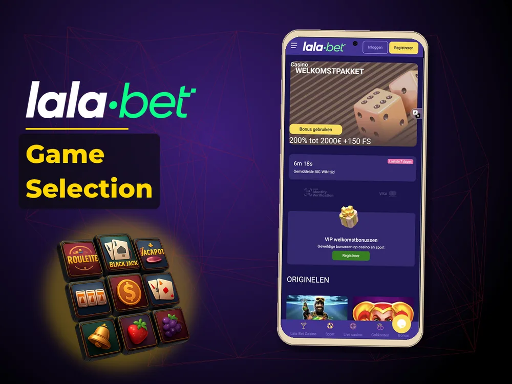 lalabet - Game Selection