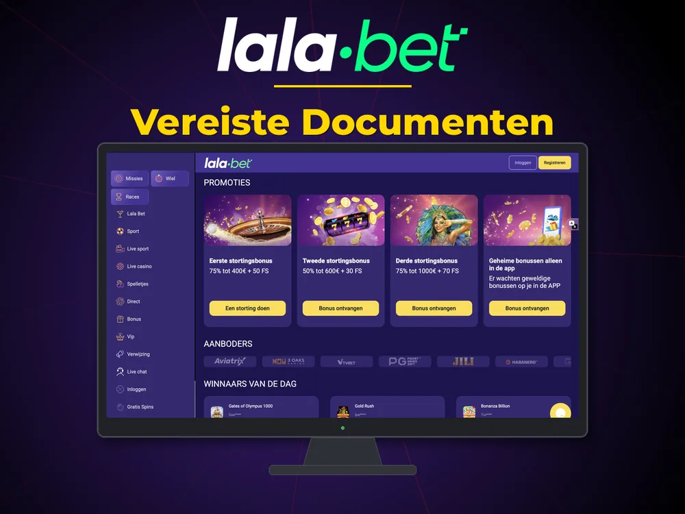 lalabet - Vereiste Documenten