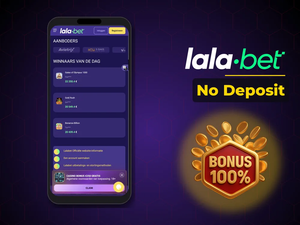 lalabet - No Deposit