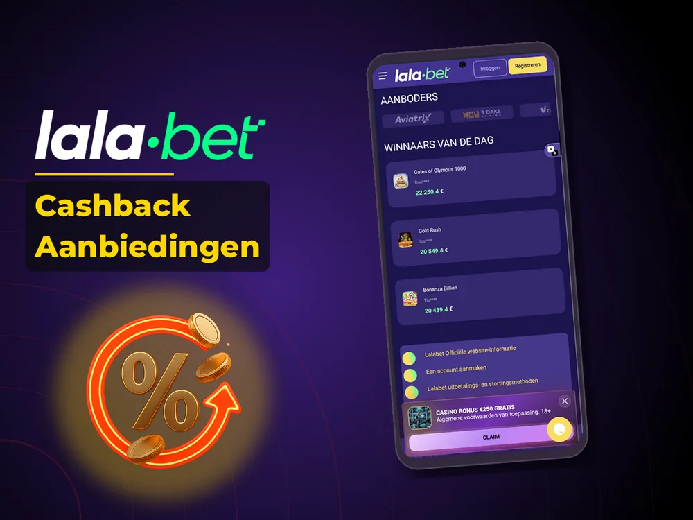 lalabet - Cashback Aanbiedingen