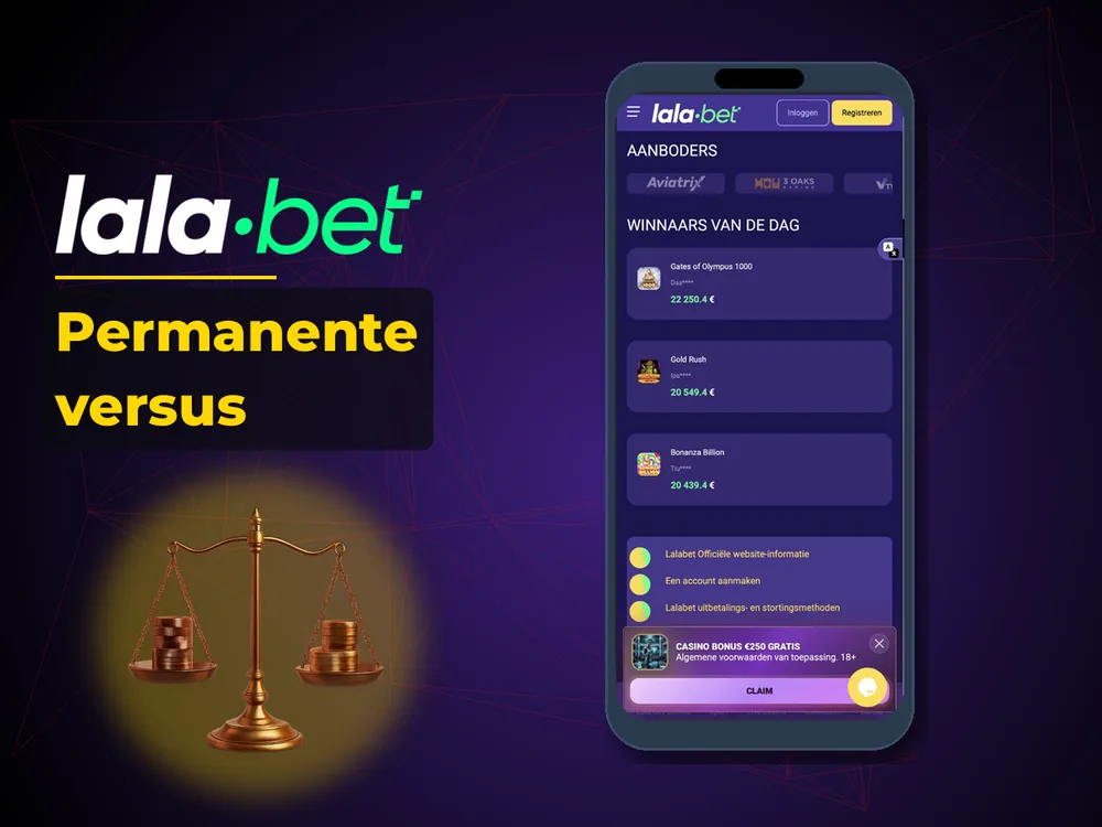 lalabet - Permanente versus